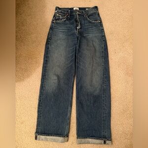 Aritzia Ayla baggy cuffed jeans